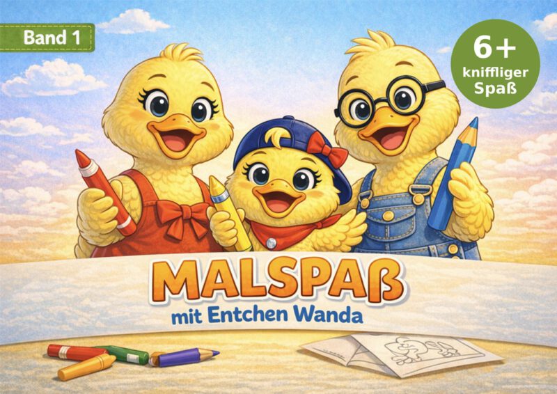 Band 1 - Malspaß mit Entchen Wanda - ab 6 Jahren